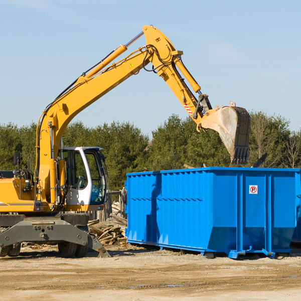 can i rent a residential dumpster for a construction project in Palm PA